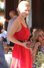 JOANNA KRUPA Out for Lunch with Friends at Il Pastaio