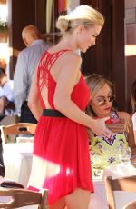 JOANNA KRUPA Out for Lunch with Friends at Il Pastaio