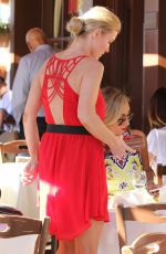 JOANNA KRUPA Out for Lunch with Friends at Il Pastaio