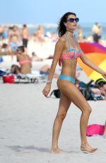 JULIA PEREIRA in Bikini on the Beach in Miami