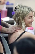 JULIANNE HOUGH at a Nail Salon in Beverly Hills