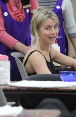 JULIANNE HOUGH at a Nail Salon in Beverly Hills