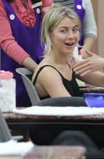 JULIANNE HOUGH at a Nail Salon in Beverly Hills