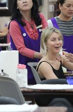 JULIANNE HOUGH at a Nail Salon in Beverly Hills