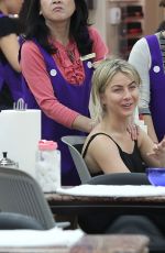 JULIANNE HOUGH at a Nail Salon in Beverly Hills