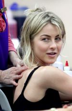 JULIANNE HOUGH at a Nail Salon in Beverly Hills