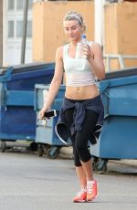 JULIANNE HOUGH Leaves the Gym in West Hollywood