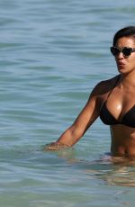 JULISSA BERMUDEZ in Bikini at a Beach in Miami