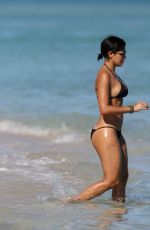 JULISSA BERMUDEZ in Bikini at a Beach in Miami