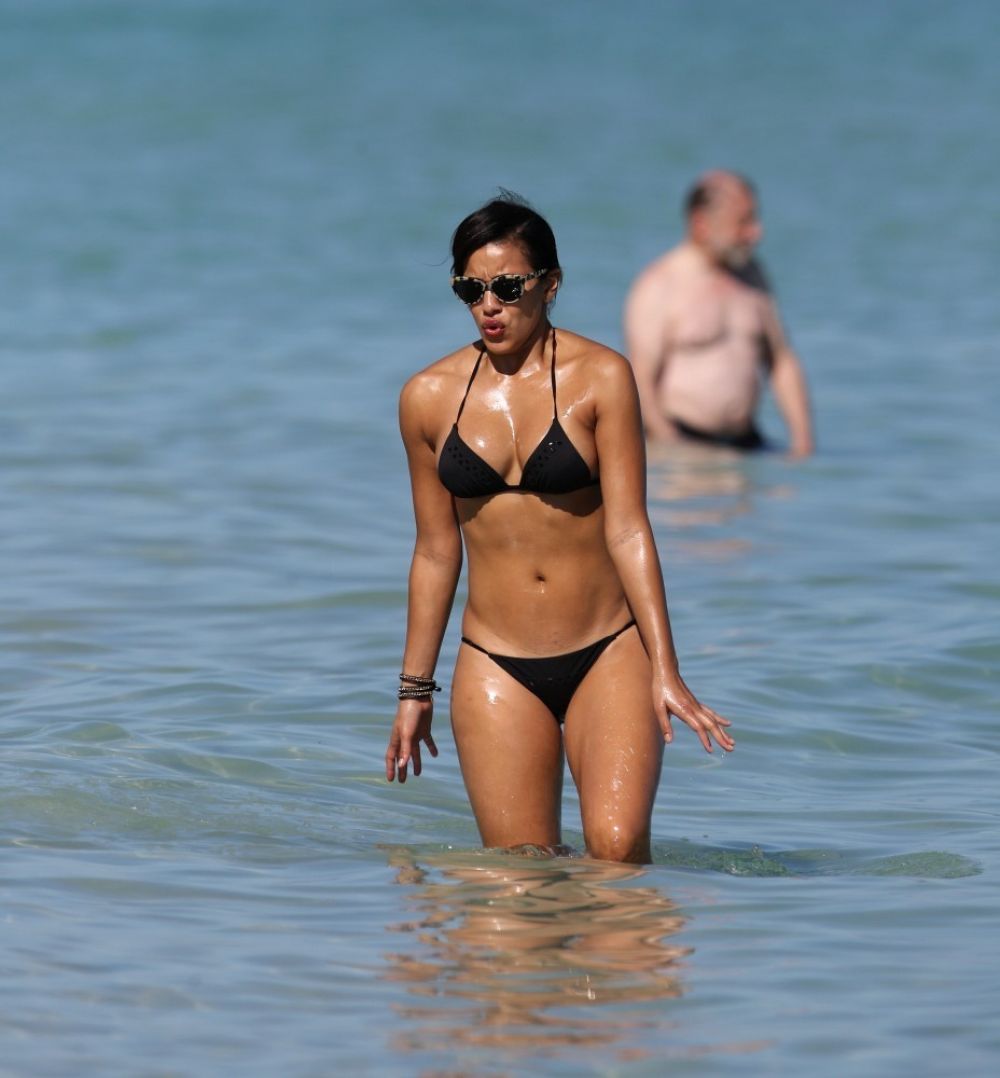 JULISSA BERMUDEZ in Bikini at a Beach in Miami.