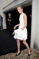 KARLIE KLOSS at Dior Homme Fashion Show in Paris