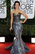 KATE BECKINSALE at 71st Annual Golden Globe Awards