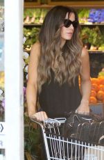 KATE BECKINSALE Shopping at Whole Foods in Santa Monica