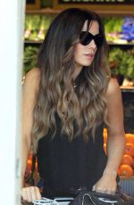 KATE BECKINSALE Shopping at Whole Foods in Santa Monica