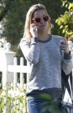 KATE HUDSON in Jeans at Her Brother