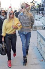 KATE HUDSON Out and About in Park City
