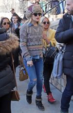 KATE HUDSON Out and About in Park City