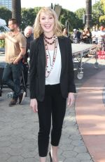 KATHERINE HEIGL on the Set of Extra  in Los Angeles