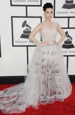 KATY PERRY at 2014 Grammy Awards in Los Angeles