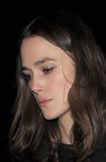 KEIRA KNIGHTLEY at Eurostar Terminal in London