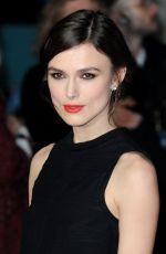 KEIRA KNIGHTLEY at Jack Ryan: Shadow Recruit Premiere in London