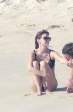 KELLI GARNER in Bikini at a beach in Mexico