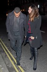 KELLY BROOK and David McIntosh Leaves Mahiki Nightclub in London
