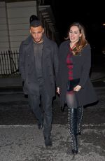 KELLY BROOK and David McIntosh Leaves Mahiki Nightclub in London