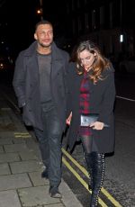 KELLY BROOK and David McIntosh Leaves Mahiki Nightclub in London