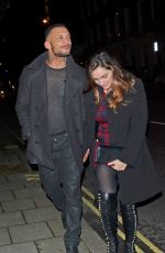 KELLY BROOK and David McIntosh Leaves Mahiki Nightclub in London