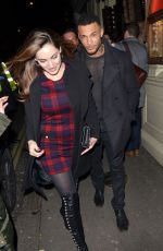 KELLY BROOK and David McIntosh Leaves Mahiki Nightclub in London