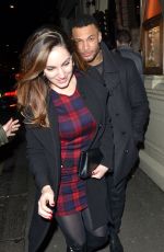 KELLY BROOK and David McIntosh Leaves Mahiki Nightclub in London