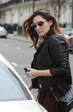 KELLY BROOK Leaves Her Home in London