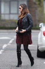 KELLY BROOK Leaves Her Home in London