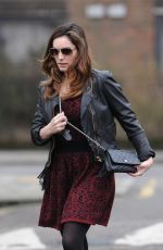 KELLY BROOK Leaves Her Home in London