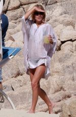 KELLY RIPA in Bikini at a Beach in Los Cabos