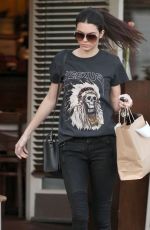 KENDALL JENNER at Fred Segal in West Hollywood