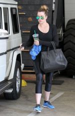 KHLOE KARDASHIAN in Tights Heading to a Gym in Beverly Hills