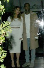 KIM KARDASHIAN and Kanye West Leaves Mr.Chow in Beverly Hills