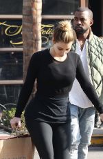 KIM KARDASHIAN and Kanye West Out and About in Los Angeles
