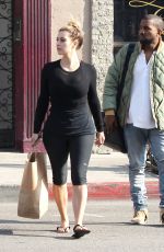 KIM KARDASHIAN and Kanye West Out and About in Los Angeles