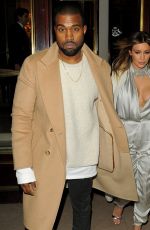 KIM KARDASHIAN and Kanye West Out and About in Paris