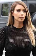KIM KARDASHIAN Arrives at a Meeting in Beverly Hills