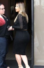 KIM KARDASHIAN Arrives at a Meeting in Beverly Hills