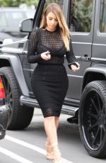 KIM KARDASHIAN Arrives at a Meeting in Beverly Hills