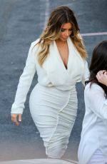 KIM KARDASHIAN Arrives at Ellen Degeneres Show in Burbank