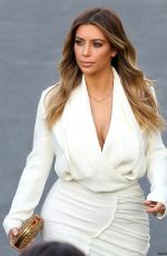 KIM KARDASHIAN Arrives at Ellen Degeneres Show in Burbank