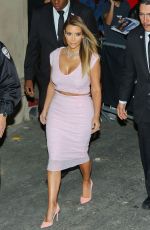 KIM KARDASHIAN Arrives at Jimmy Kimmel Live! Show