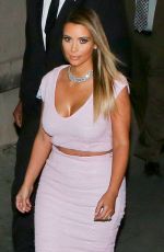 KIM KARDASHIAN Arrives at Jimmy Kimmel Live! Show