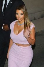KIM KARDASHIAN Arrives at Jimmy Kimmel Live! Show